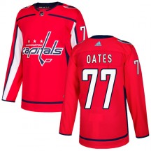 Men's Adidas Washington Capitals Adam Oates Red Home Jersey - Authentic