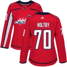 Women's Adidas Washington Capitals Braden Holtby Red Home Jersey - Premier