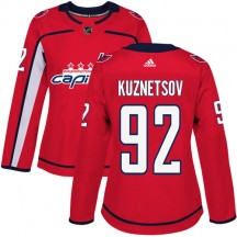 Women's Adidas Washington Capitals Evgeny Kuznetsov Red Home Jersey - Premier
