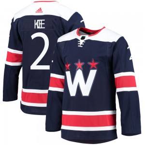 Men's Adidas Washington Capitals Ken Klee Navy 2020/21 Alternate Primegreen Pro Jersey - Authentic