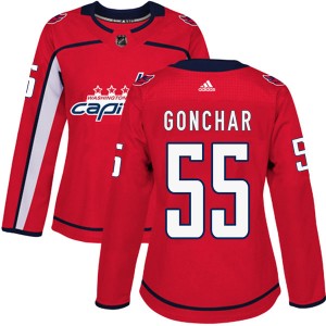Women's Adidas Washington Capitals Sergei Gonchar Red Home Jersey - Authentic