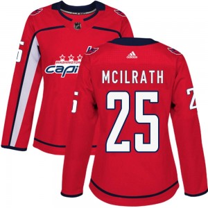 Women's Adidas Washington Capitals Dylan McIlrath Red Home Jersey - Authentic