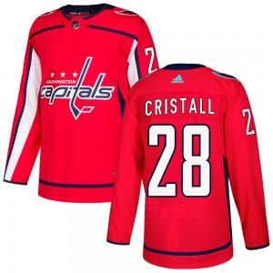 Youth Adidas Washington Capitals Andrew Cristall Red Home Jersey - Authentic