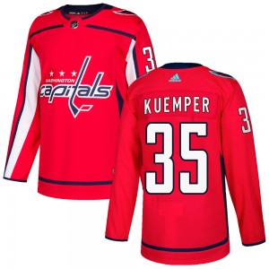 Youth Adidas Washington Capitals Darcy Kuemper Red Home Jersey - Authentic