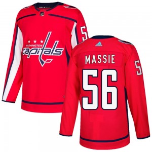 Youth Adidas Washington Capitals Jake Massie Red Home Jersey - Authentic