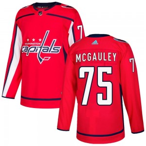 Youth Adidas Washington Capitals Tim McGauley Red Home Jersey - Authentic