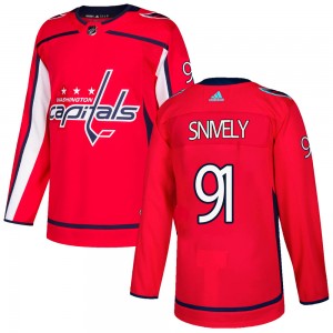 Youth Adidas Washington Capitals Joe Snively Red Home Jersey - Authentic