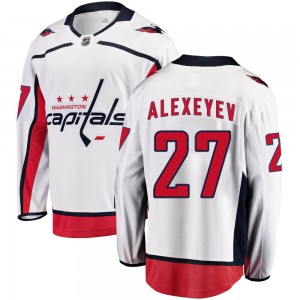 Men's Fanatics Branded Washington Capitals Alexander Alexeyev White Away Jersey - Breakaway