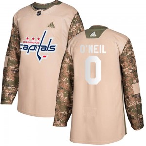 Youth Adidas Washington Capitals Kevin O'Neil Camo Veterans Day Practice Jersey - Authentic