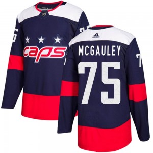 Men's Adidas Washington Capitals Tim McGauley Navy Blue 2018 Stadium Series Jersey - Authentic
