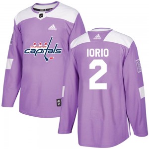 Youth Adidas Washington Capitals Vincent Iorio Purple Fights Cancer Practice Jersey - Authentic