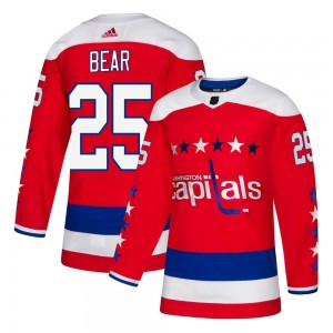 Youth Adidas Washington Capitals Ethan Bear Red Alternate Jersey - Authentic