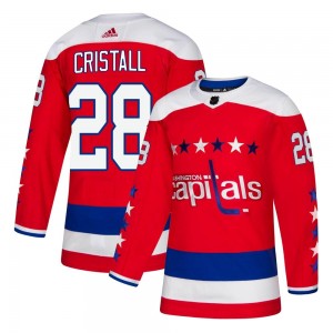 Youth Adidas Washington Capitals Andrew Cristall Red Alternate Jersey - Authentic