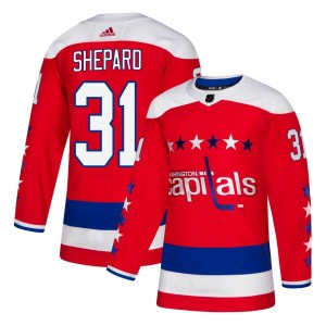 Youth Adidas Washington Capitals Hunter Shepard Red Alternate Jersey - Authentic