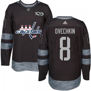 Youth Washington Capitals Alex Ovechkin Black 1917-2017 100th Anniversary Jersey - Authentic