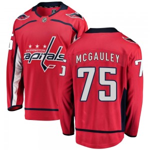 Youth Fanatics Branded Washington Capitals Tim McGauley Red Home Jersey - Breakaway