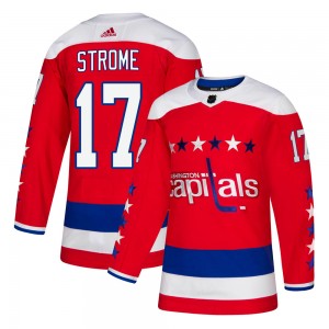Men's Adidas Washington Capitals Dylan Strome Red Alternate Jersey - Authentic