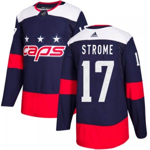 Youth Adidas Washington Capitals Dylan Strome Navy Blue 2018 Stadium Series Jersey - Authentic