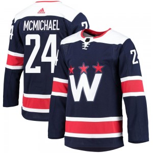 Youth Adidas Washington Capitals Connor McMichael Navy 2020/21 Alternate Primegreen Pro Jersey - Authentic
