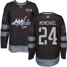 Youth Washington Capitals Connor McMichael Black 1917-2017 100th Anniversary Jersey - Authentic